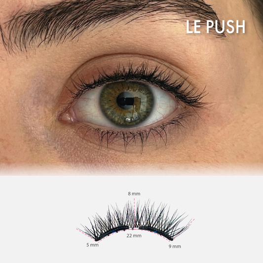 Foxy Natural — Pestañas Magnéticas Sin Pegamento | Le Push. reutilizables y listas en 10 seg