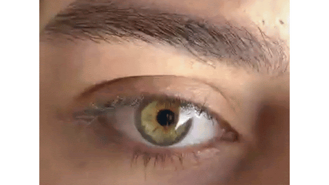 Cerra el ojo al colocarlas